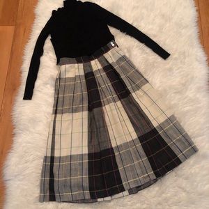 Vintage plaid skirt